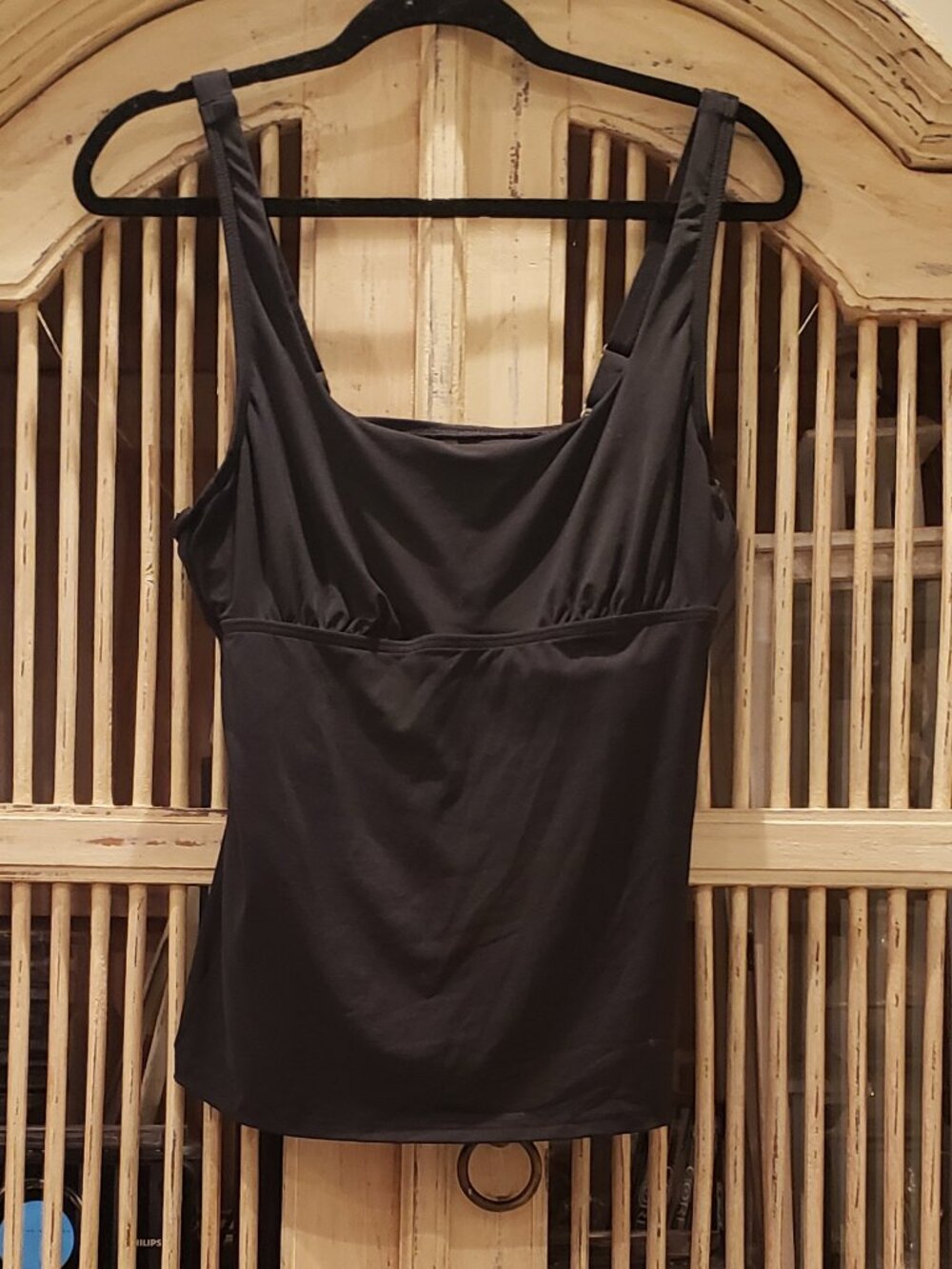 Land's End Women's DD-Cup Chlorine Resistant Wrap Underwire Tankini Swimsuit Top